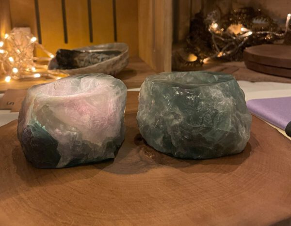 kaarshouder edelsteen edelstenen flurociet