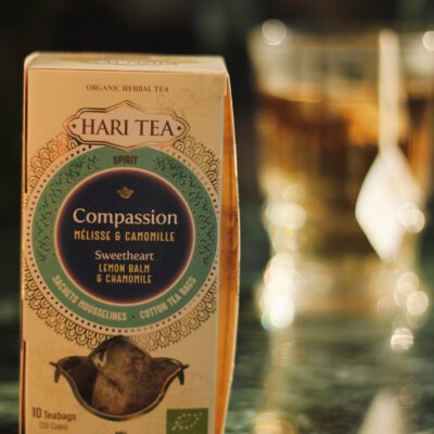 Hari tea Melisse Mélisse Kamille Camomille Compassion balm Biologisch Temple Organical Herbaltea Herbal Tea
